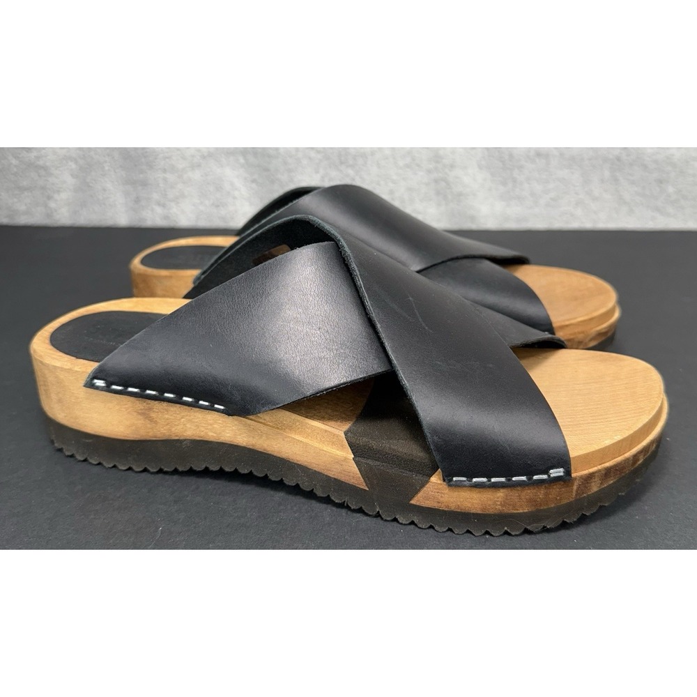 Sanita Black and Brown Sandals
